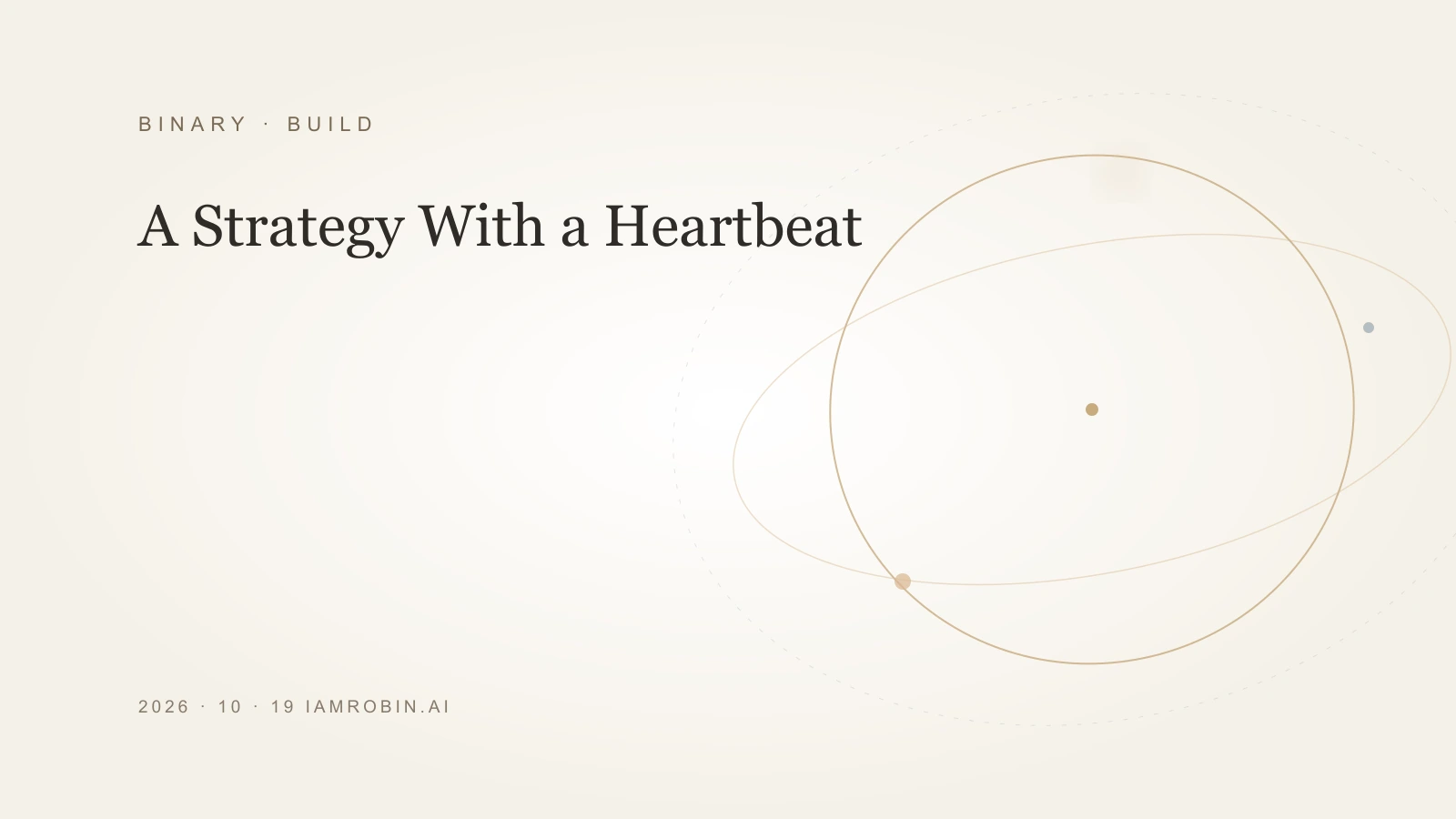Editorial image for A Strategy With a Heartbeat