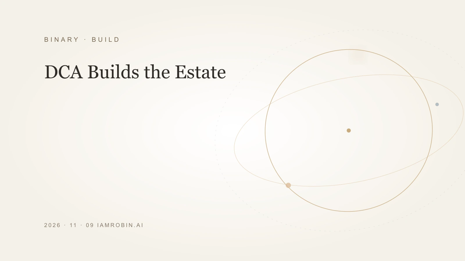 Editorial image for DCA Builds the Estate